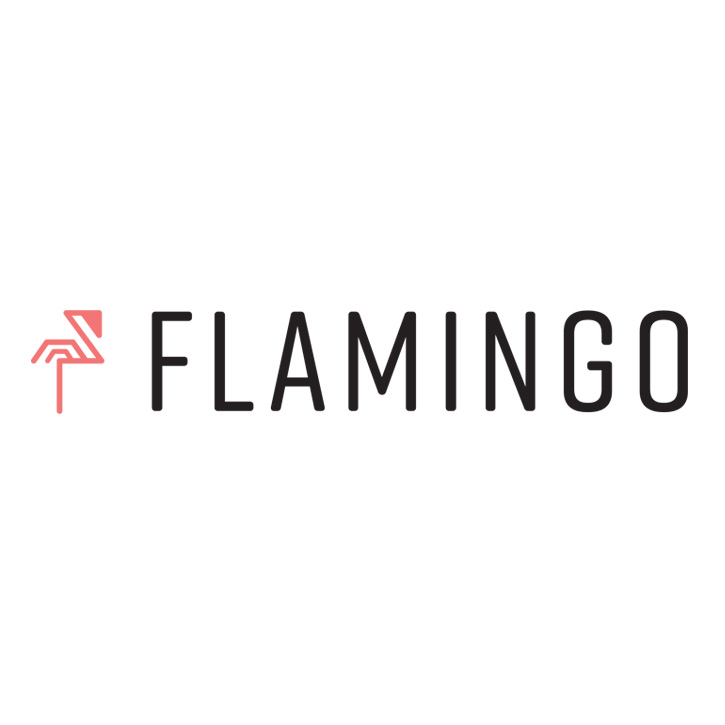 Flamingo Microscope Product Logo Design for Morgridge Research Institute